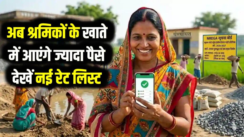 मनरेगा मजदूरी दर में बढ़ोतरी: अब श्रमिकों के खाते में आएंगे ज्यादा पैसे, देखें नई रेट लिस्ट