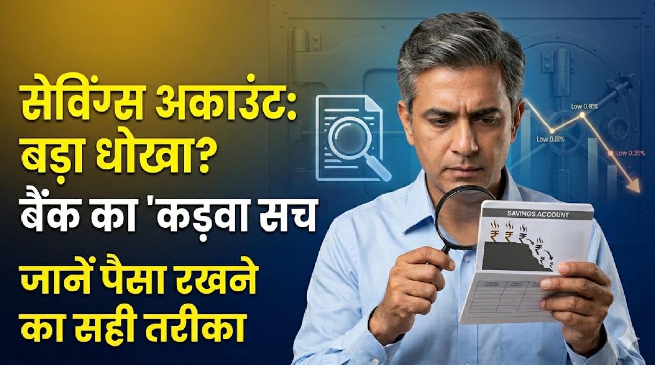 सेविंग्स अकाउंट में पैसा रखना फायदेमंद या भारी नुकसान? बैंक आपसे जो 'कड़वा सच' छिपाते हैं, उसे अभी जान लें