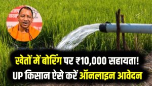 खेतों में बोरिंग के लिए सरकार दे रही है ₹10,000 की मदद! उत्तर प्रदेश के किसान आज ही करें ऑनलाइन आवेदन